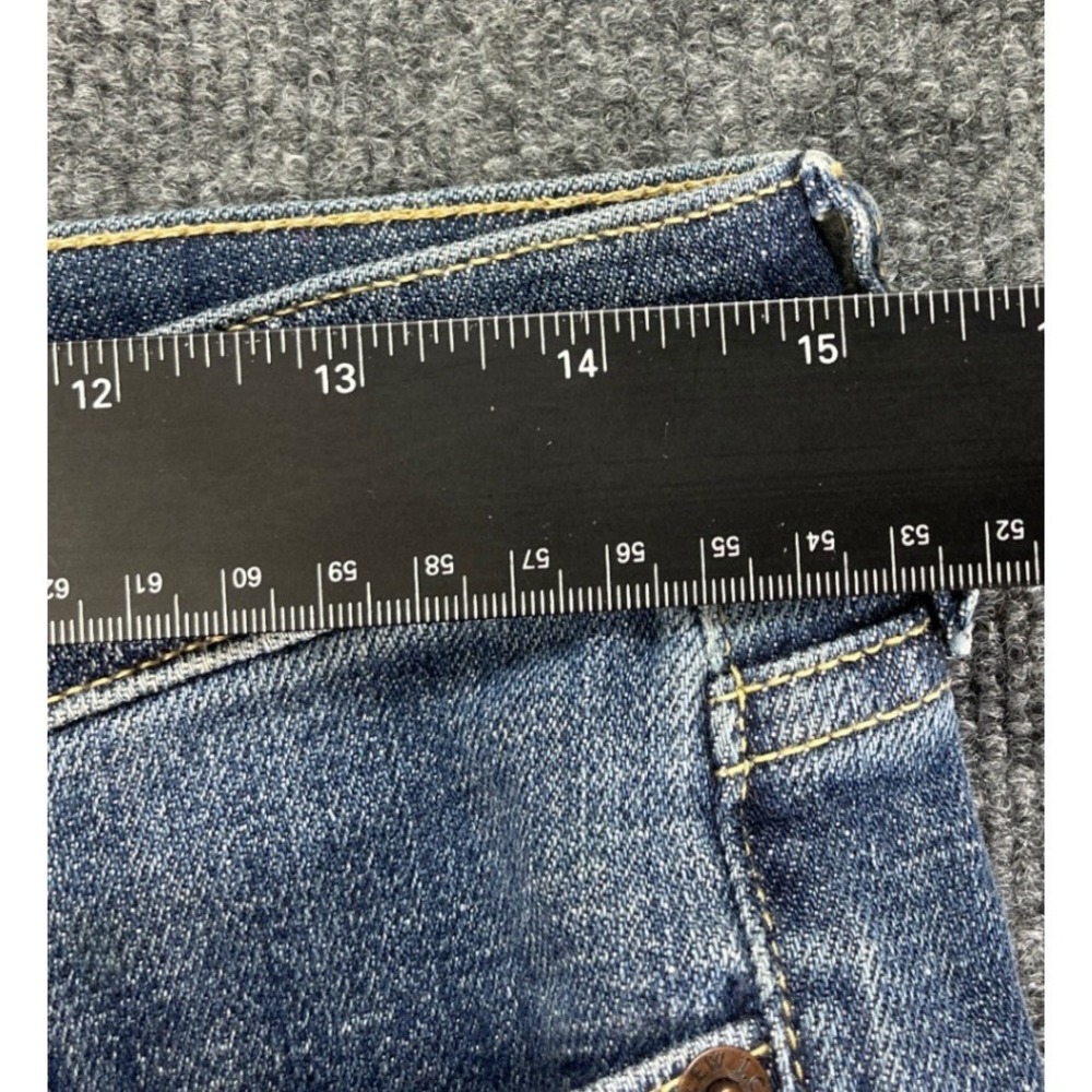 J.Crew Womens Stretch Denim Jeans Size 28 Ripped Distressed Dark Wash Casual - Picture 6 of 9